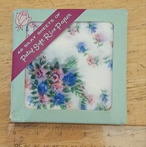 Vintage Rice Paper Sheets